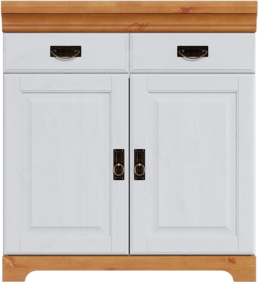 Home affaire Gootsteenkast Rügen Breedte 80 cm massief grenen met 2 deuren - Foto 3