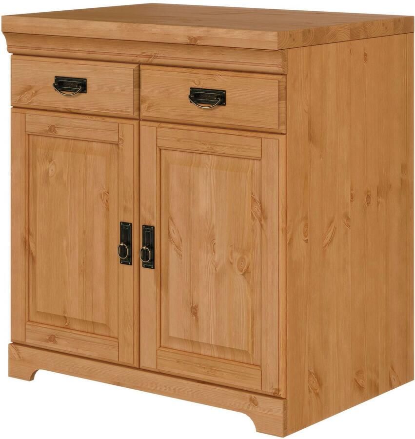 Home affaire Gootsteenkast Rügen Breedte 80 cm massief grenen met 2 deuren - Foto 2