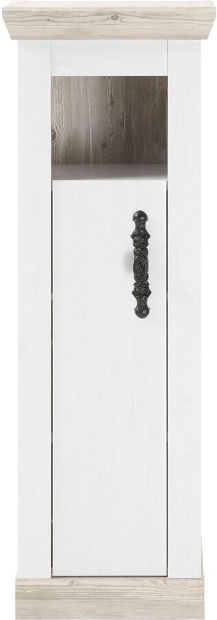Home affaire Halfhoge kast Florenz badkamerkast in landhuisstijl kast met metalen handgrepen - Foto 16