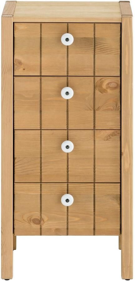 Home affaire Halfhoge kast TINA Badkamermeubel kast breedte 31 5 cm massief hout - Foto 8