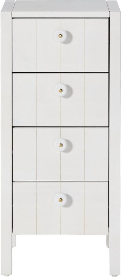 Home affaire Halfhoge kast TINA Badkamermeubel kast breedte 34 cm massief hout - Foto 7