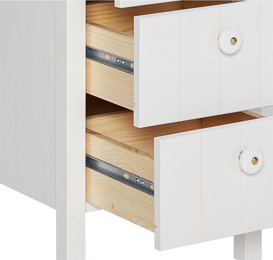 Home affaire Wastafelonderkast TINA Badkamermeubel kast breedte 60 cm massief hout - Foto 5