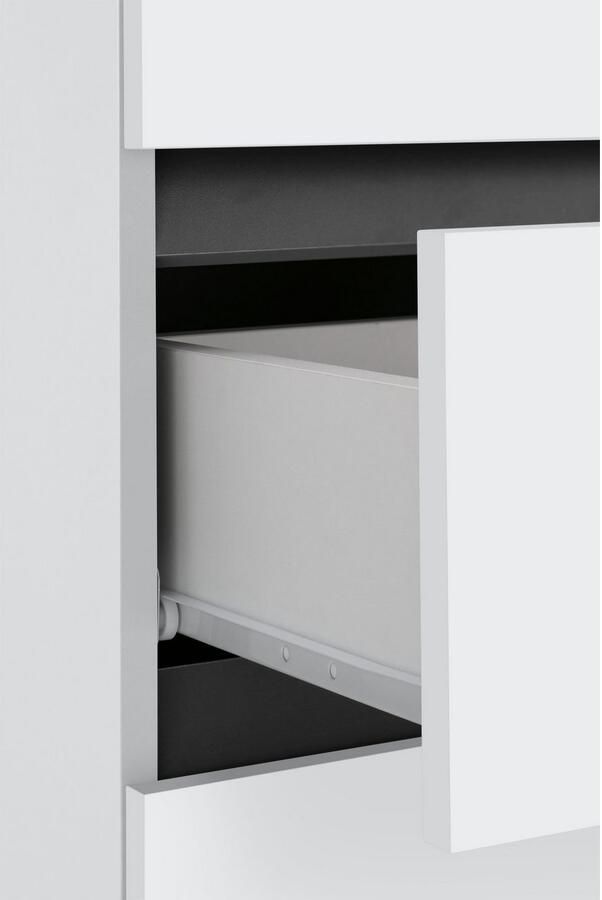 Home affaire Halfhoge kast Wisla Hoogte 130 cm met deuren & lade - Foto 5