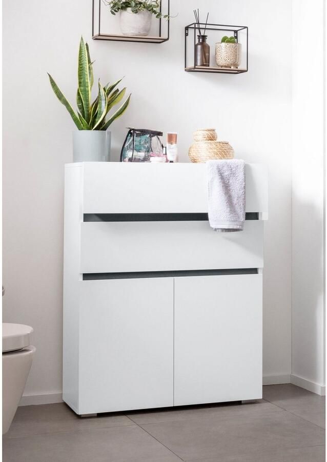 Home affaire Halfhoge kast Wisla Hoogte 98 cm met deuren en lades - Foto 7