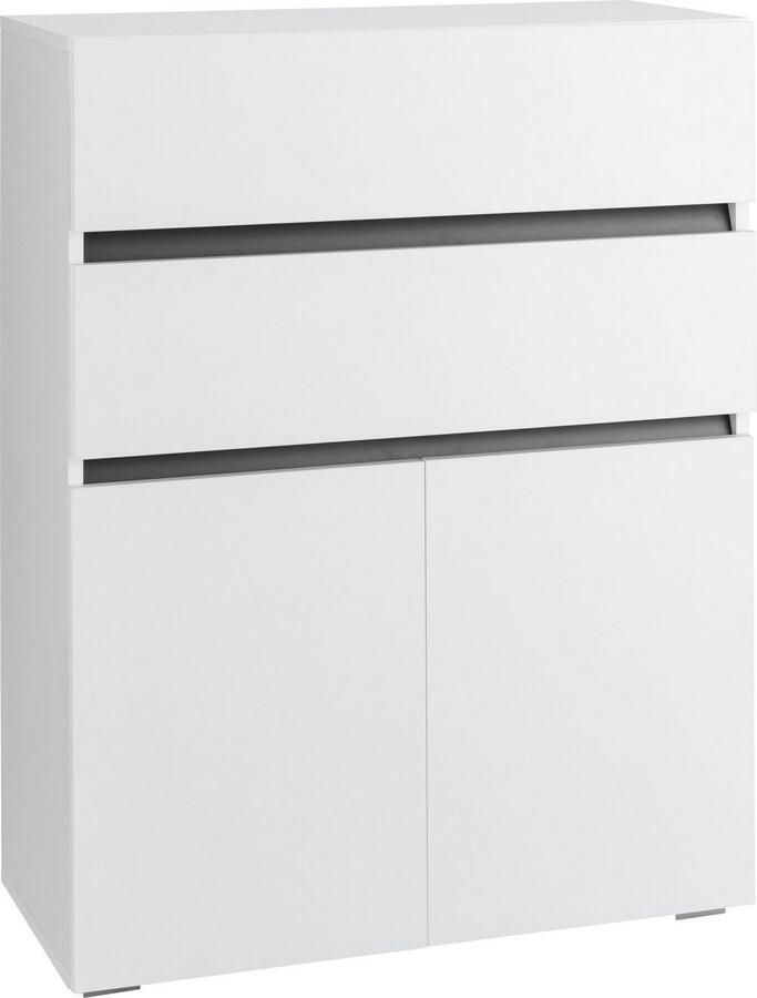 Home affaire Halfhoge kast Wisla Hoogte 98 cm met deuren en lades - Foto 5