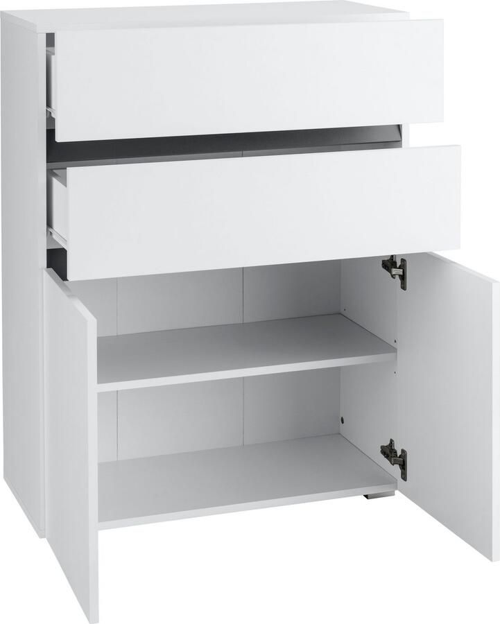 Home affaire Halfhoge kast Wisla Hoogte 98 cm met deuren en lades - Foto 4