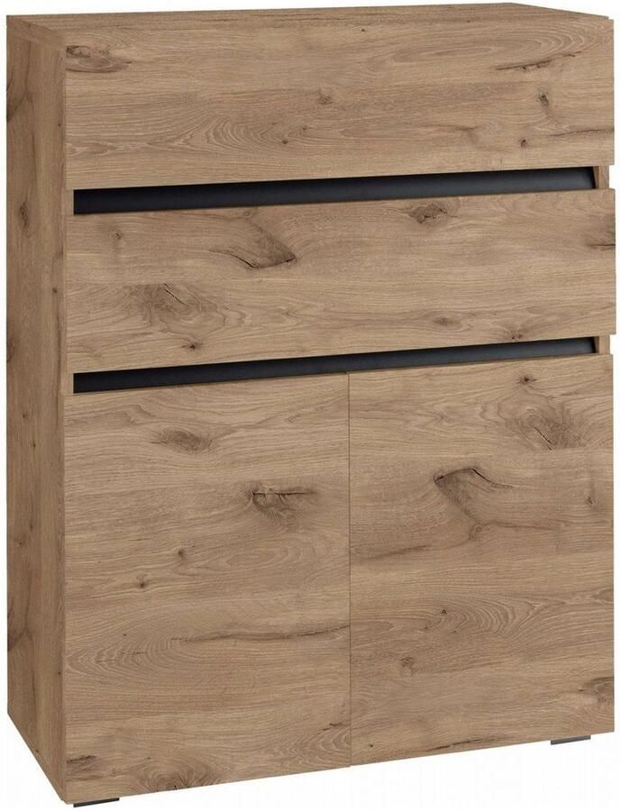 Home affaire Halfhoge kast Wisla Hoogte 98 cm met deuren en lades - Foto 3