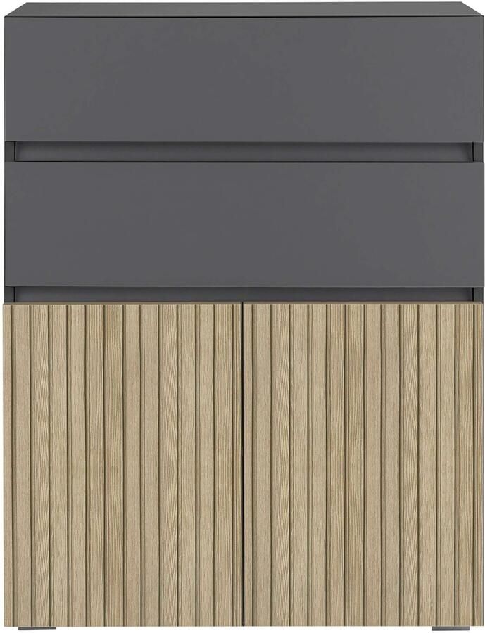 Home affaire Halfhoge kast Wisla Hoogte 98 cm met deuren en lades - Foto 9