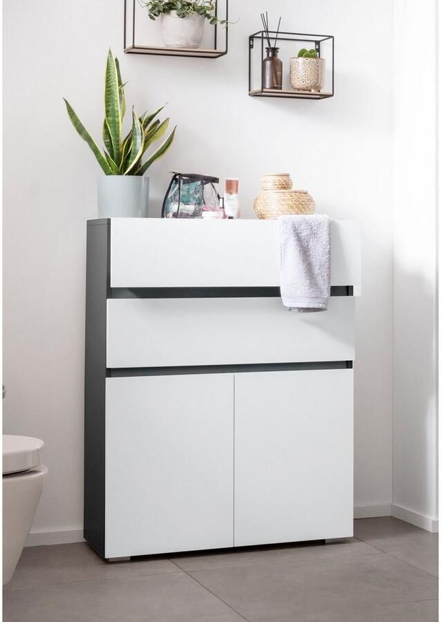 Home affaire Halfhoge kast Wisla Hoogte 98 cm met deuren en lades - Foto 8