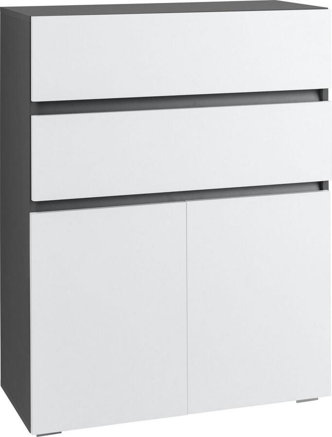 Home affaire Halfhoge kast Wisla Hoogte 98 cm met deuren en lades - Foto 5