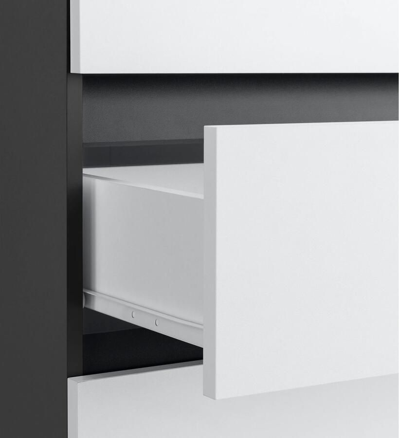 Home affaire Halfhoge kast Wisla Hoogte 98 cm met deuren en lades