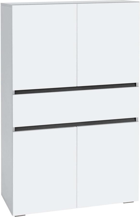 Home affaire Halfhoge kast Wisla met 4 deuren & 1 lade breedte 76 cm hoogte 130 cm - Foto 6