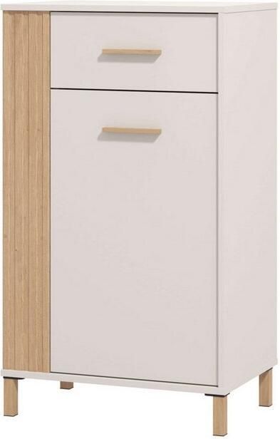 Home affaire Schoenenkast Belfort schoenenkast schoenenrek hoogte 103 cm twee inlegplanken 4 vakken met lade in kasjmierkleur - Foto 3