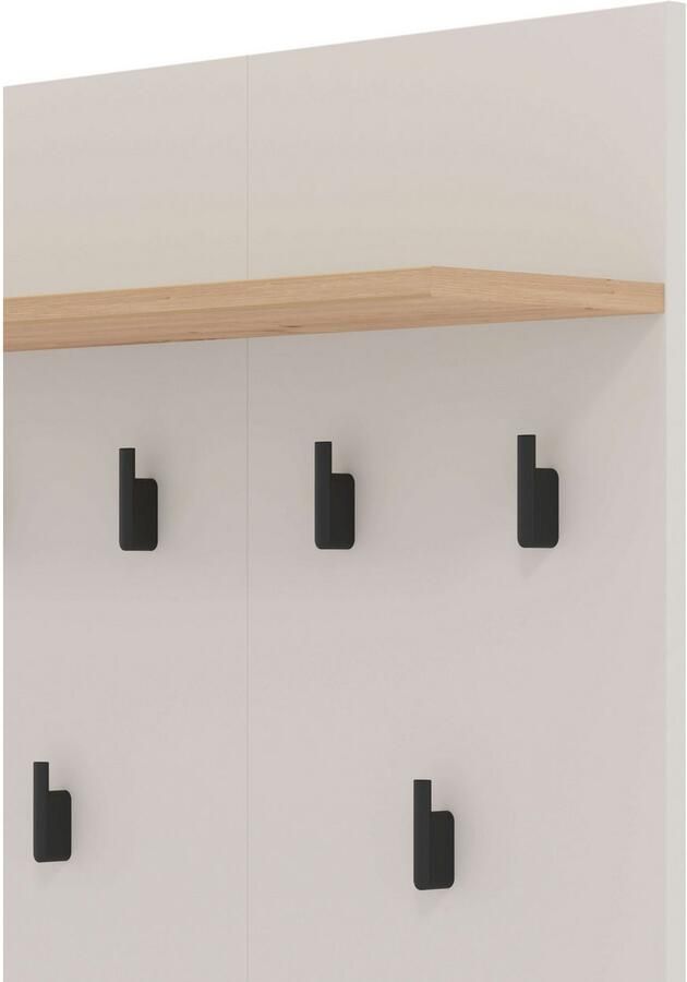 Home affaire Halmeubelset Belfort breedte 199 cm in kasjmier en artisan eik decor (set 5-delig) - Foto 3