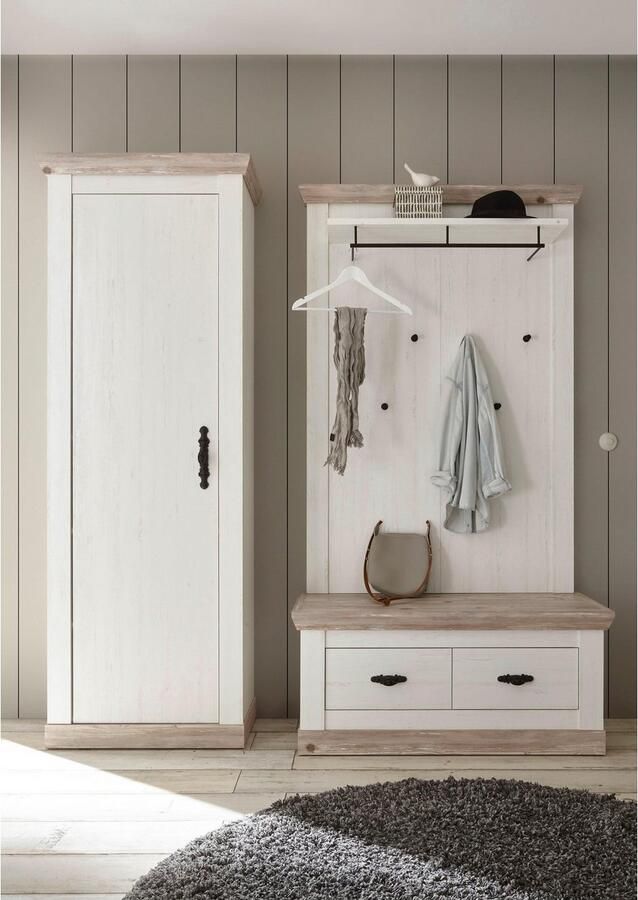 Home affaire Halmeubelset Florence bestaand uit 1 bank 1 paneel en 1 kast (3-delig) - Foto 4