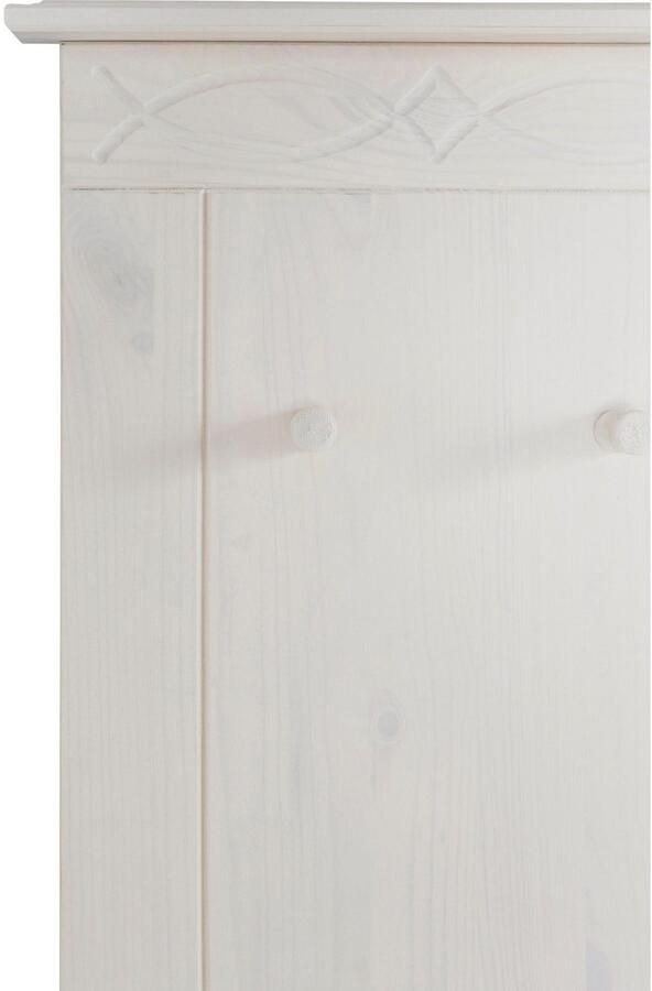 Home affaire Halmeubelset Indra 4-delig set: schoenenbank paneel spiegel commode massief dennenhout (set 4-delig) - Foto 9