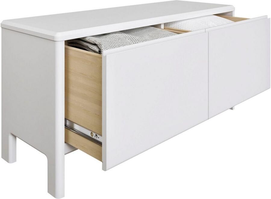Home affaire Halmeubelset Luven van massief hout fsc bestaande uit spiegel paneel en commode (set) - Foto 6