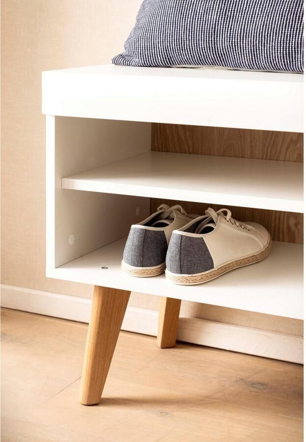 Home affaire Halmeubelset Torge kapstok met opbergruimte garderobekast in Scandic design (set 2-delig) - Foto 3