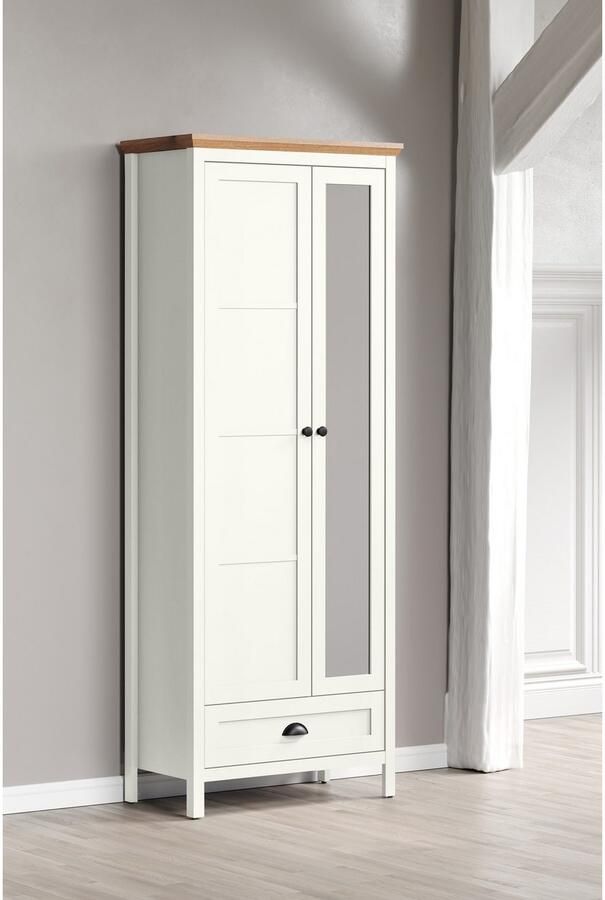 Home affaire Halmeubelset Vienna Set bestaande uit: kast commode schoenenbank spiegel en paneel (5 stuks) - Foto 9