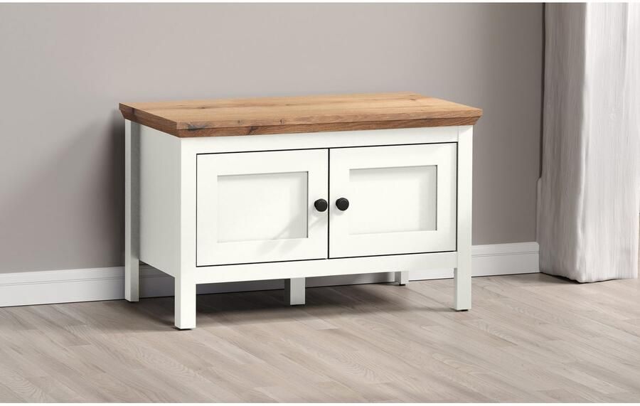 Home affaire Halmeubelset Vienna Set bestaande uit: kast commode schoenenbank spiegel en paneel (5 stuks) - Foto 11