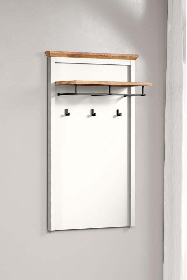 Home affaire Halmeubelset Vienna Set bestaande uit: kast commode schoenenbank spiegel en paneel (5 stuks) - Foto 10