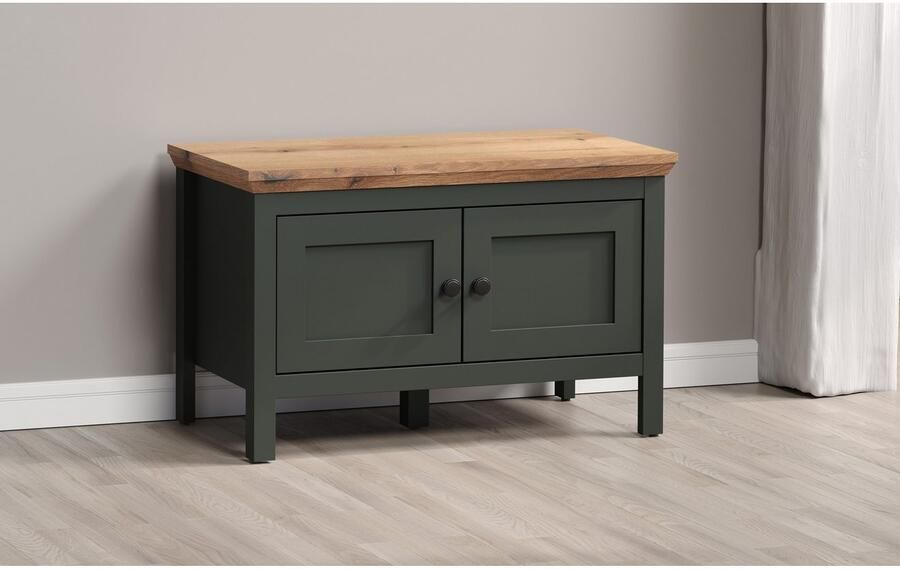 Home affaire Halmeubelset Vienna Set bestaande uit: kast commode schoenenbank spiegel en paneel (5 stuks) - Foto 11