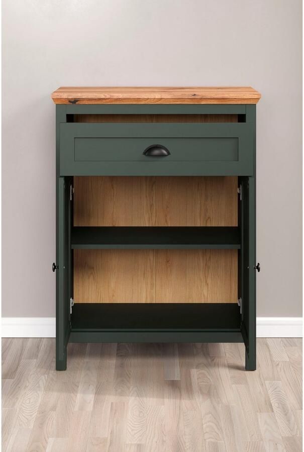 Home affaire Halmeubelset Vienna Set bestaande uit: kast commode schoenenbank spiegel en paneel (5 stuks) - Foto 7