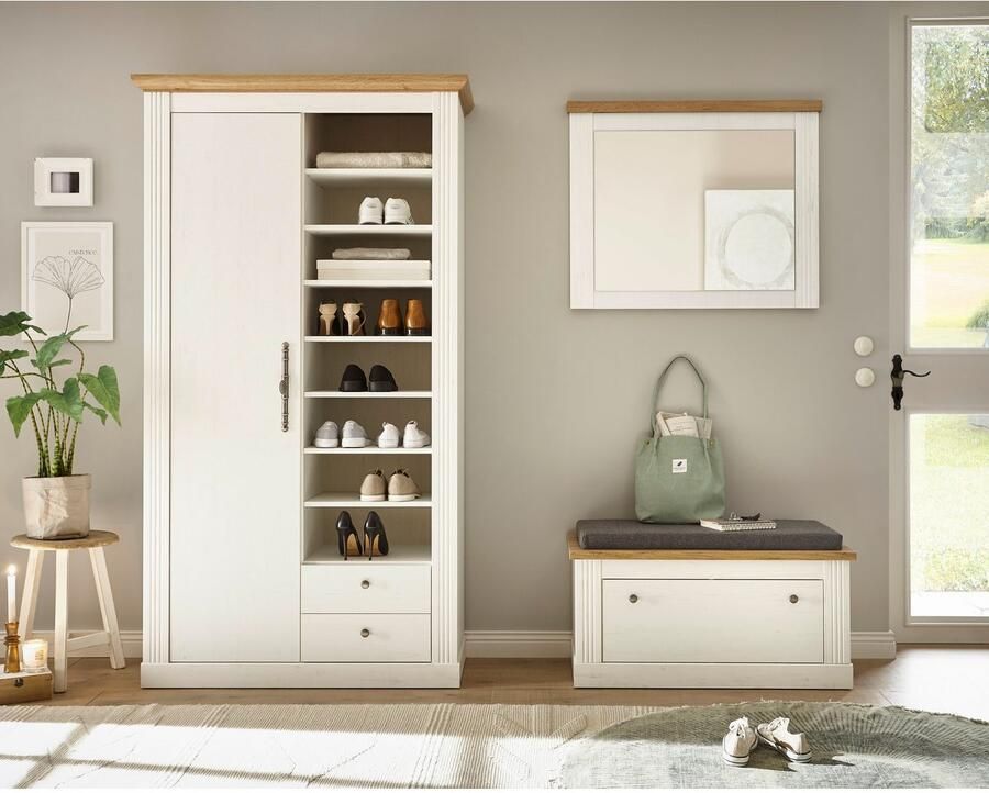 Home affaire Halmeubelset Westminster BESTSELLER! in romantische landelijke stijl (3 stuks) - Foto 4