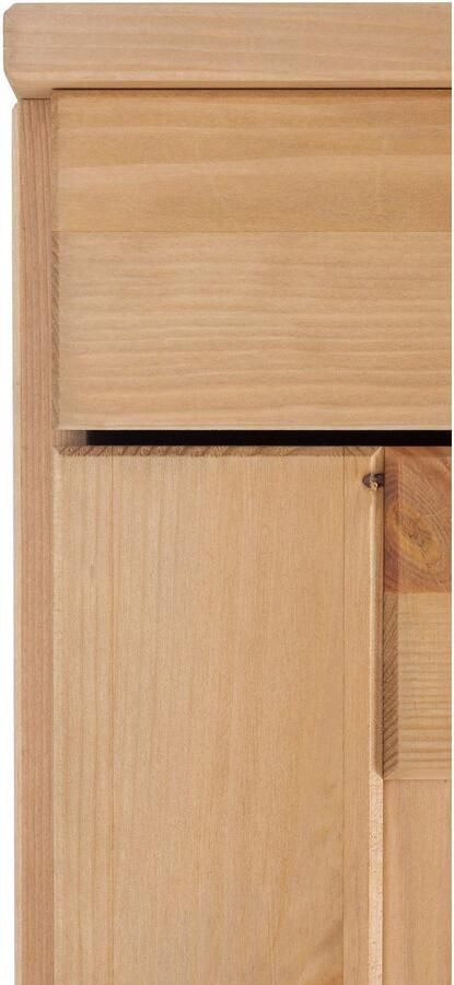 Home affaire Hangend kastje Oslo 100 cm breed massief grenen 2 deuren metalen grepen landhuis-look - Foto 7