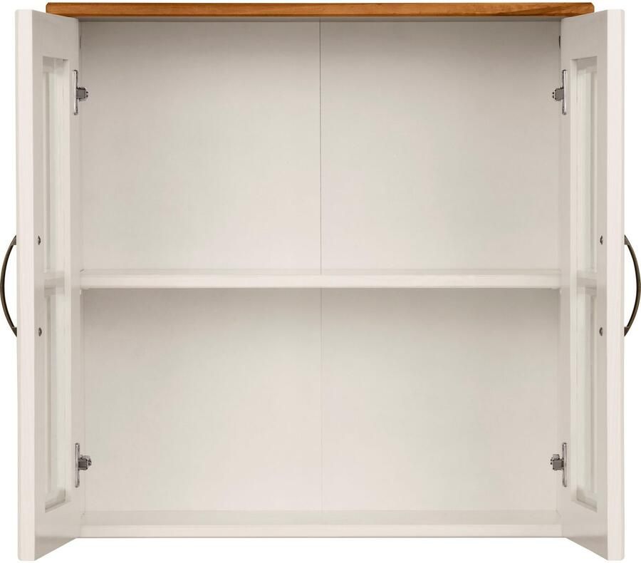 Home affaire Hangend kastje Rodby Massief FSC -gecertificeerd hout grepen metaal breedte 60 cm hoogte 60 cm - Foto 3