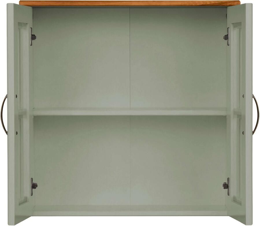 Home affaire Hangend kastje Rodby Massief FSC -gecertificeerd hout grepen metaal breedte 60 cm hoogte 60 cm - Foto 2