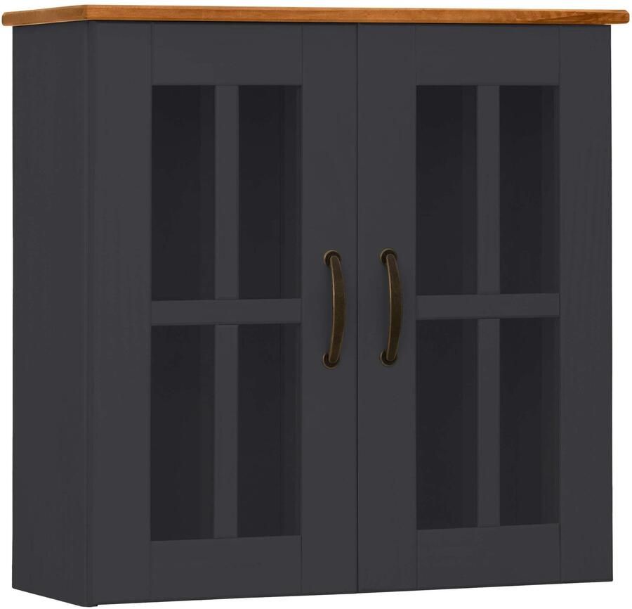 Home affaire Hangend kastje Rodby Massief FSC -gecertificeerd hout grepen metaal breedte 60 cm hoogte 60 cm - Foto 5