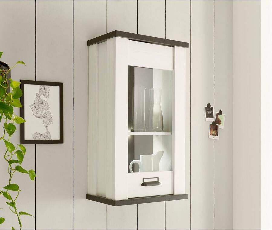 Home affaire Hangend kastje Sherwood met apothekersgreep van metaal hoogte 90 cm - Foto 2