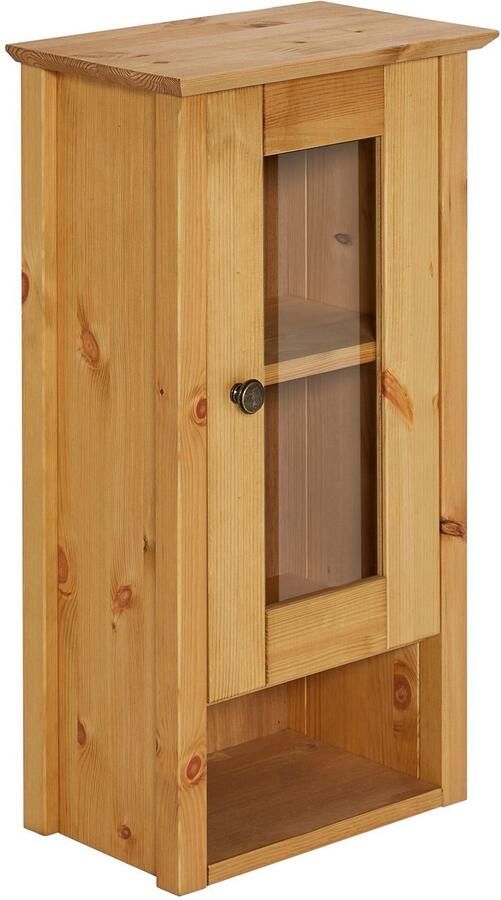 Home affaire Hangend kastje Vili Van massief grenen deur met glasinzet - Foto 3