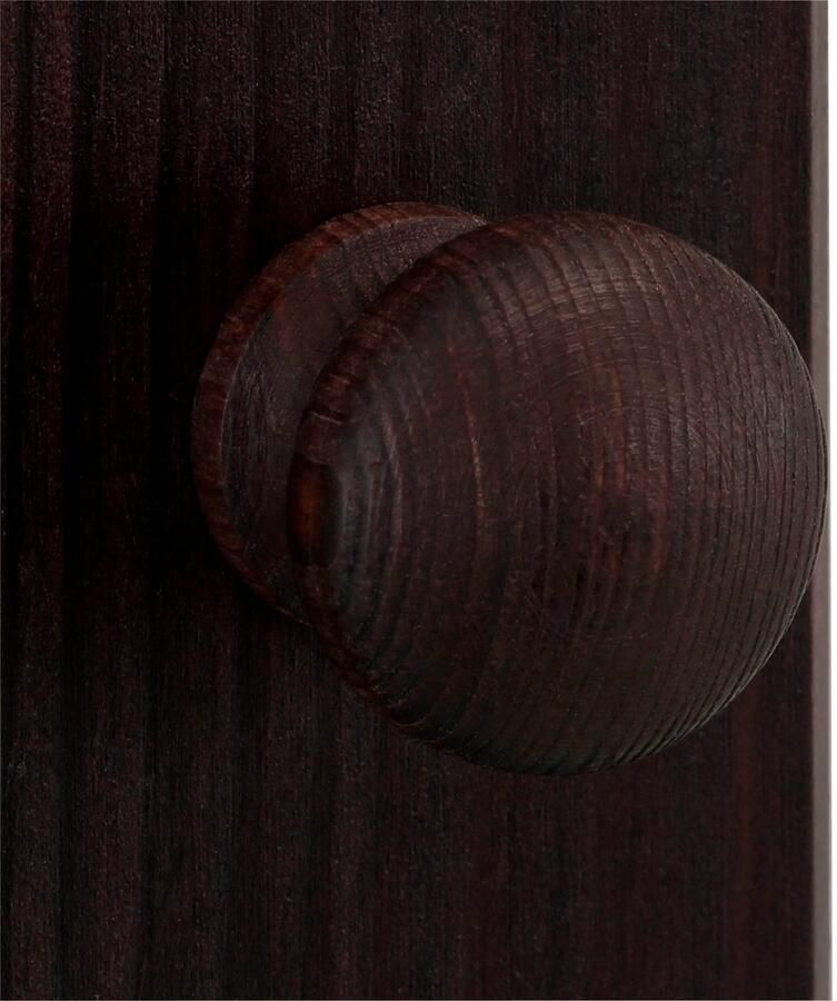 Home affaire Hangende vitrinekast Cubrix optioneel met of zonder glazen deur gemaakt van prachtig massief grenen breedte 35 cm hoogte 85 cm - Foto 2