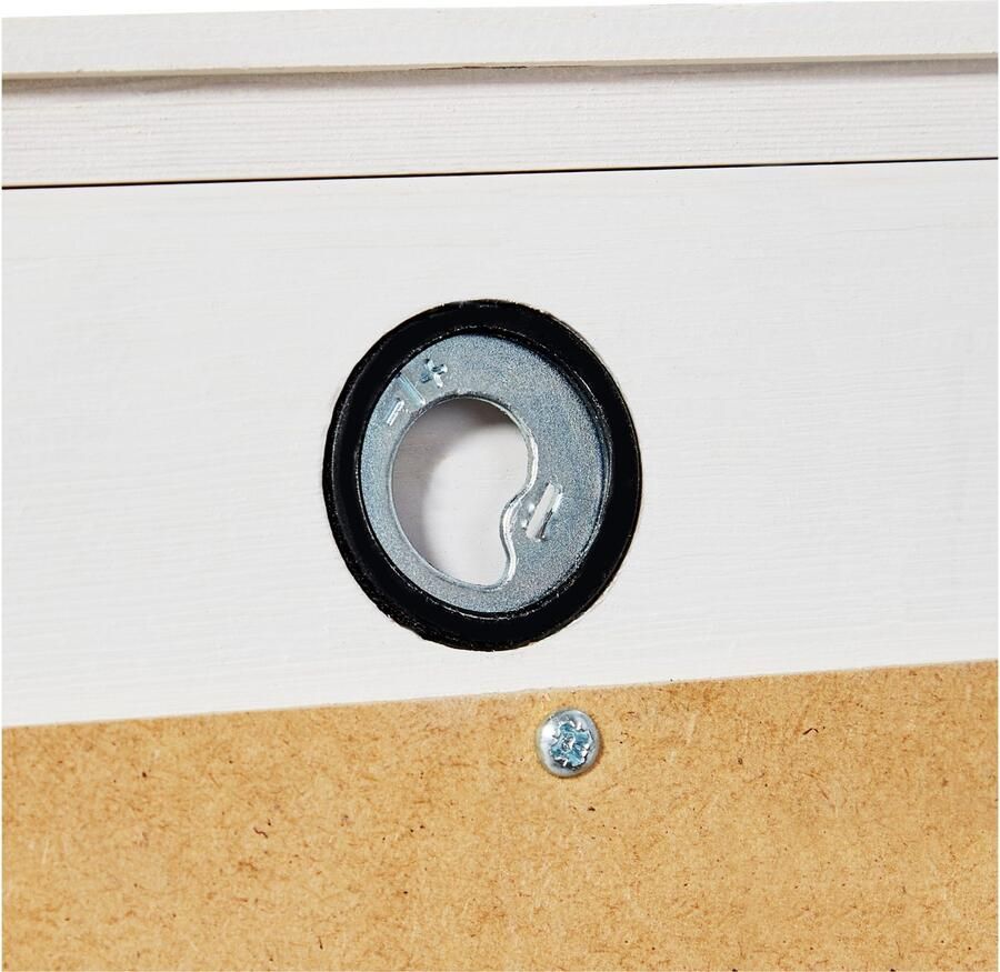 Home affaire Spiegelkast TINA Badkamermeubel spiegel breedte 60 cm massief hout