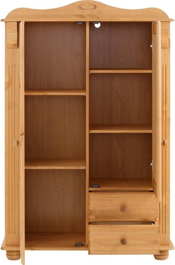 Home affaire Highboard ADELE Opbergkast 2-deurs hoogte 135 cm van massief dennenhout FSC - Foto 7