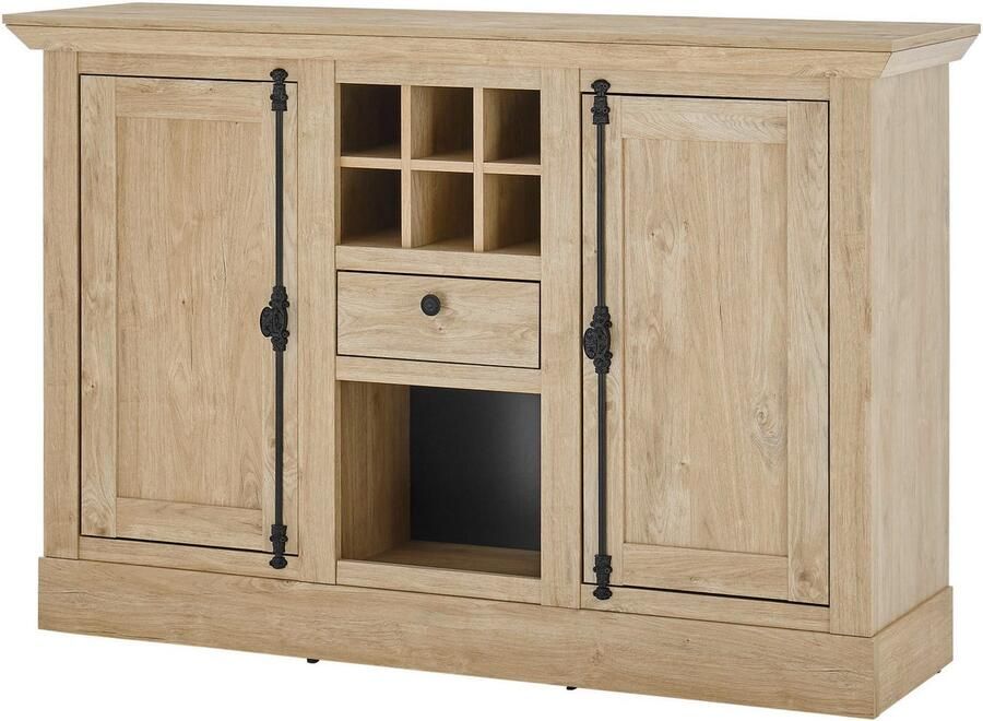 Home affaire Highboard Cornwall commode in landelijke stijl kast sideboard eiken decor (1 stuk) - Foto 3