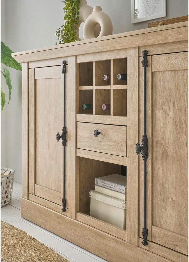 Home affaire Highboard Cornwall commode in landelijke stijl kast sideboard eiken decor (1 stuk) - Foto 5
