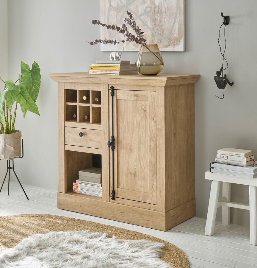 Home affaire Highboard Cornwall commode in landelijke stijl kast sideboard eiken decor (1 stuk) - Foto 5