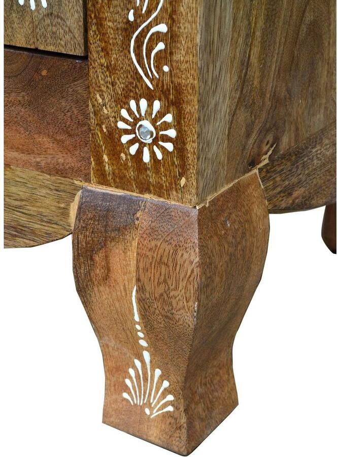 Home affaire Highboard Gullaba Commode handgeschilderd breedte hoogte 80 120 cm - Foto 2