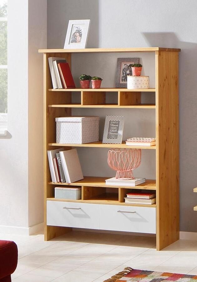Home affaire Highboard Ixo Opbergkast breedte 101 cm van massief dennenhout FSC - Foto 6