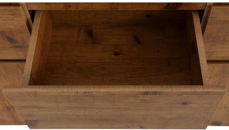 Home affaire Highboard Maribo Commode in moderne landhuisstijl met betonnen bovenblad breedte 140 cm - Foto 6