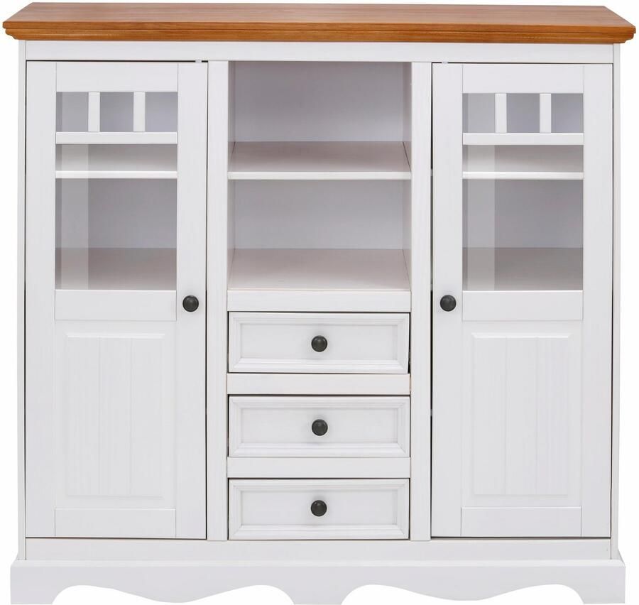 Home affaire Highboard MELISSA Vitrine breedte 132 cm - Foto 2