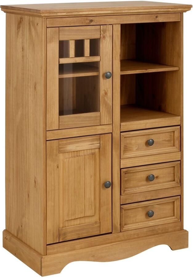 Home affaire Highboard MELISSA Vitrine breedte 80 cm - Foto 3