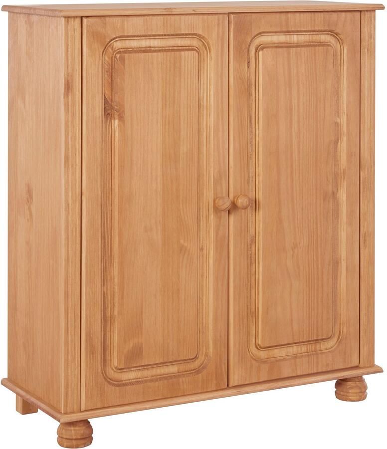 Home affaire Highboard Mette Commode met 2 planken breedte 85cm diepte 34 cm hoogte 95 cm - Foto 4