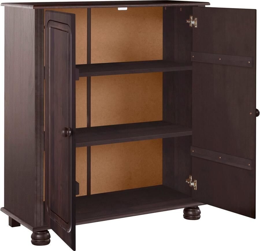 Home affaire Highboard Mette Commode met 2 planken breedte 85cm diepte 34 cm hoogte 95 cm - Foto 3
