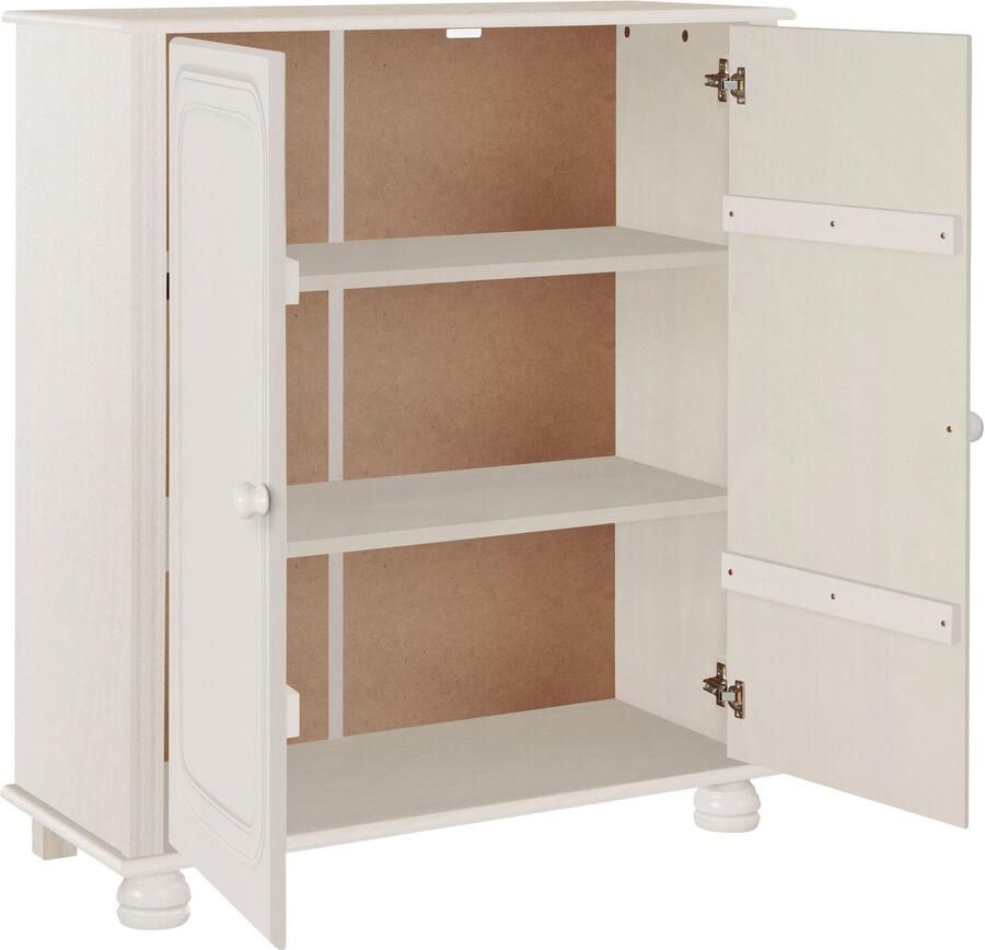 Home affaire Highboard Mette Commode met 2 planken breedte 85cm diepte 34 cm hoogte 95 cm - Foto 2