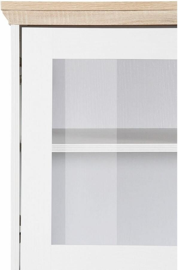 Home affaire Highboard Nanna Vitrine in eikenlook breedte 118 cm - Foto 7