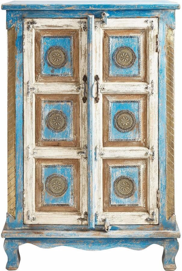 Home affaire Highboard Opbergkast hoogte 120 cm met verfijnde houtsnijwerk - Foto 4